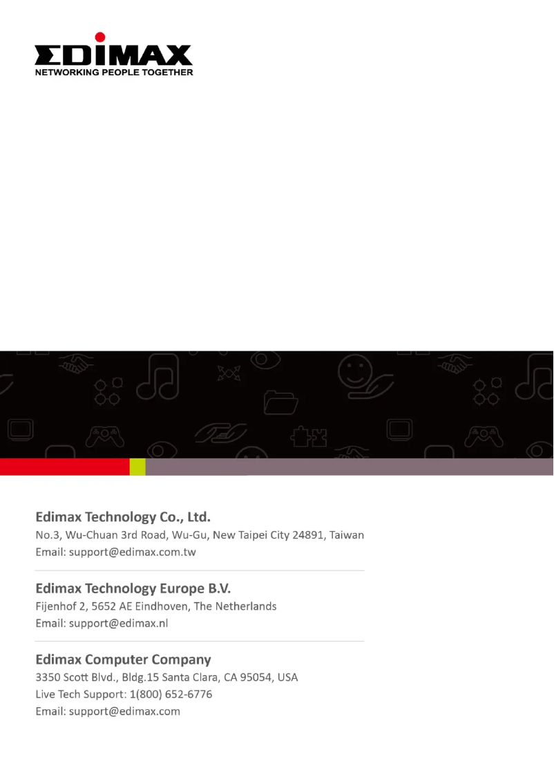 Página 1 del manual Ficha técnica Edimax SP-2101W