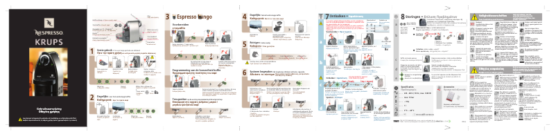 Página 1 del manual Manual de usuario Krups Nespresso Essenza XN2106