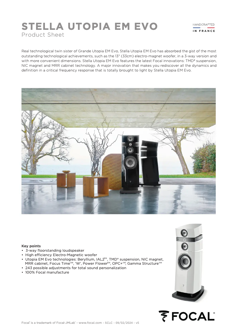 Imagen de la primera página del manual del dispositivo Stella Utopia EM Evo