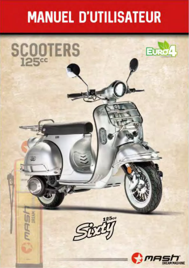 Imagen de la primera página del manual del dispositivo Sixty 125cc (2019)