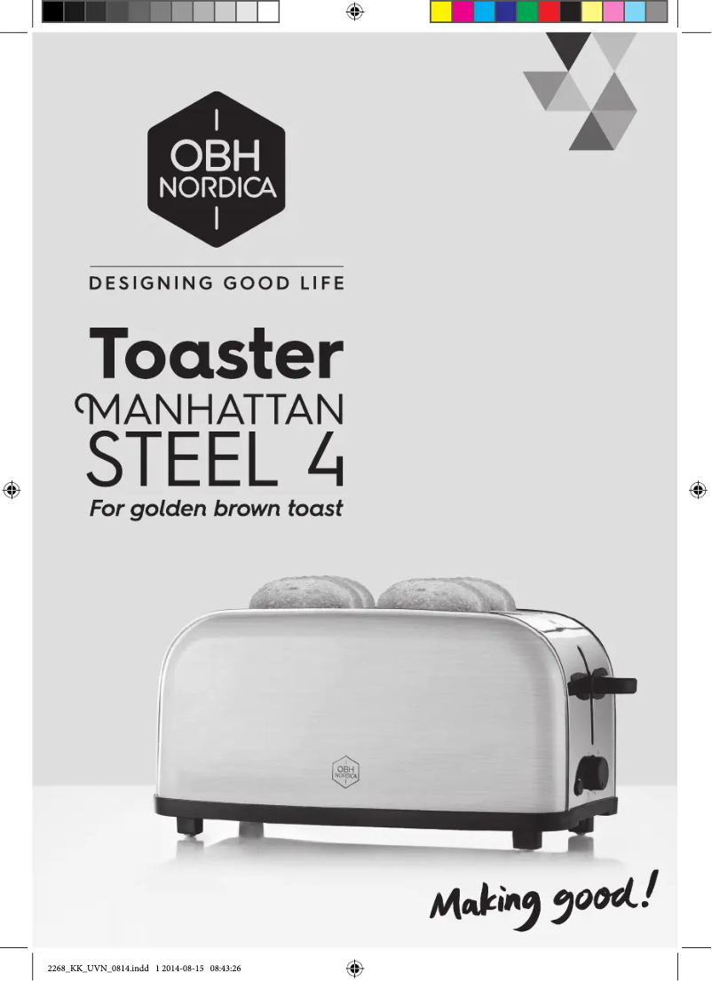 Página nº 1 - Manual de usuario OBH Nordica Manhattan steel 4 2268