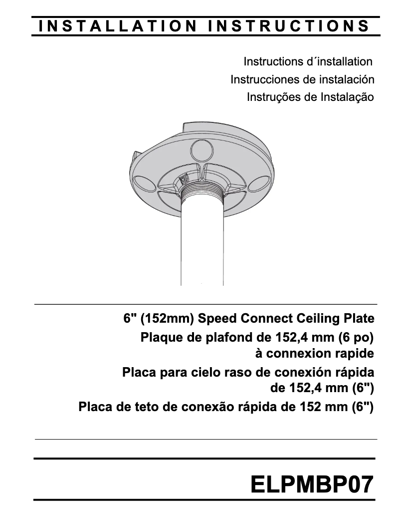 Página 1 del manual Manual de usuario Epson ELPMBP07