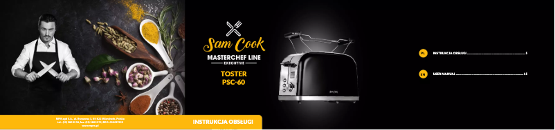 Imagen de la primera página del manual del dispositivo PSC-60