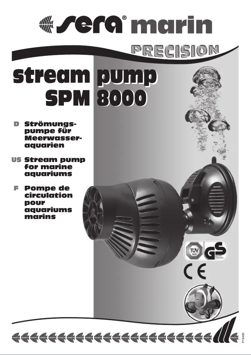 Imagen de la primera página del manual del dispositivo SPM 8000