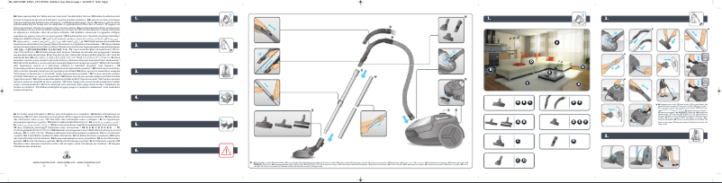 Imagen de la primera página del manual del dispositivo City Space Cyclonic TW2522AH