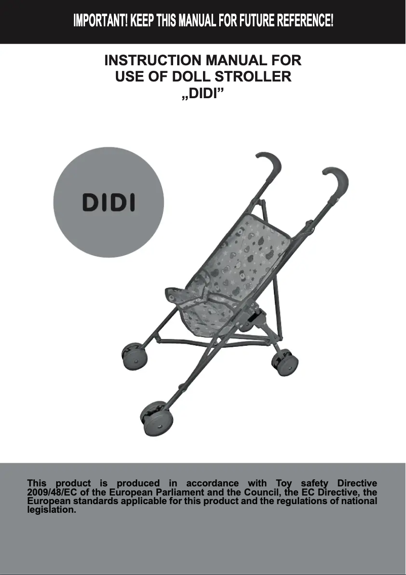 Página 1 del manual Manual de usuario Chipolino Didi