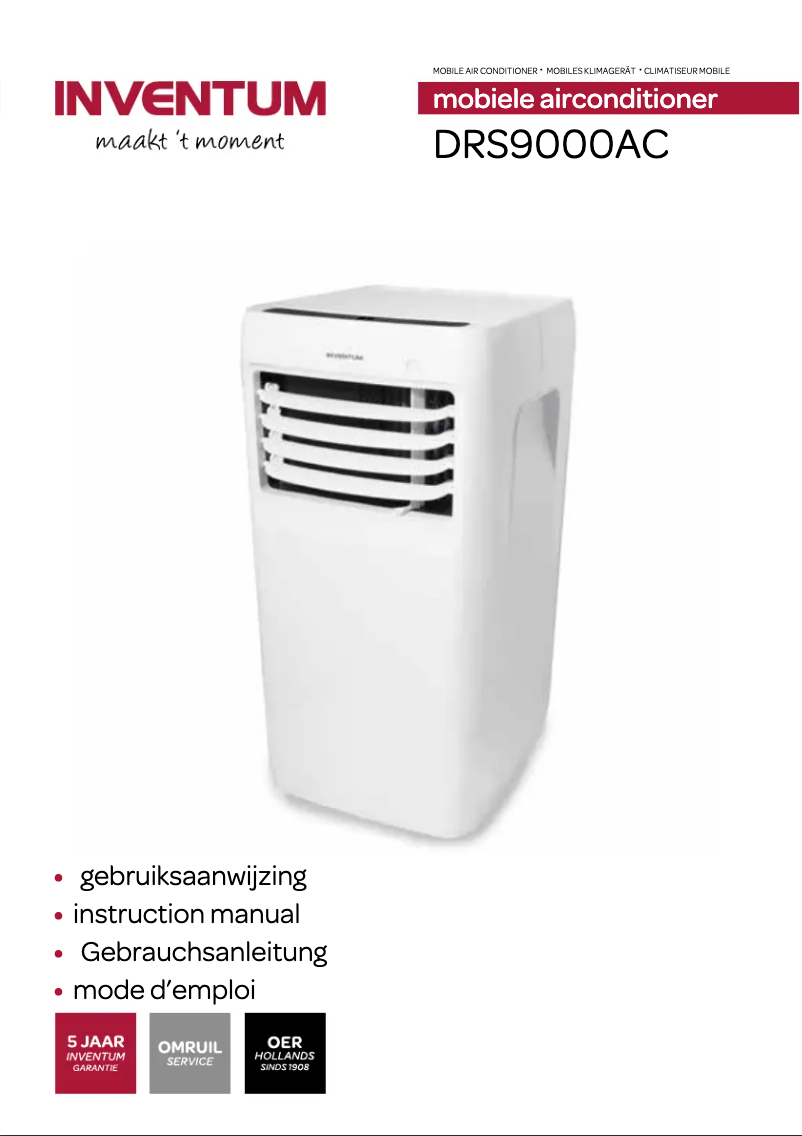 Imagen de la primera página del manual del dispositivo DRS9000AC