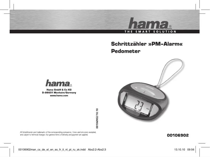 Imagen de la primera página del manual del dispositivo PM-Alarm