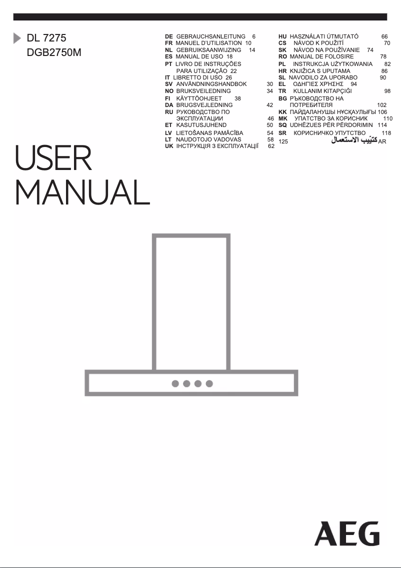 Imagen de la primera página del manual del dispositivo DGB2750M