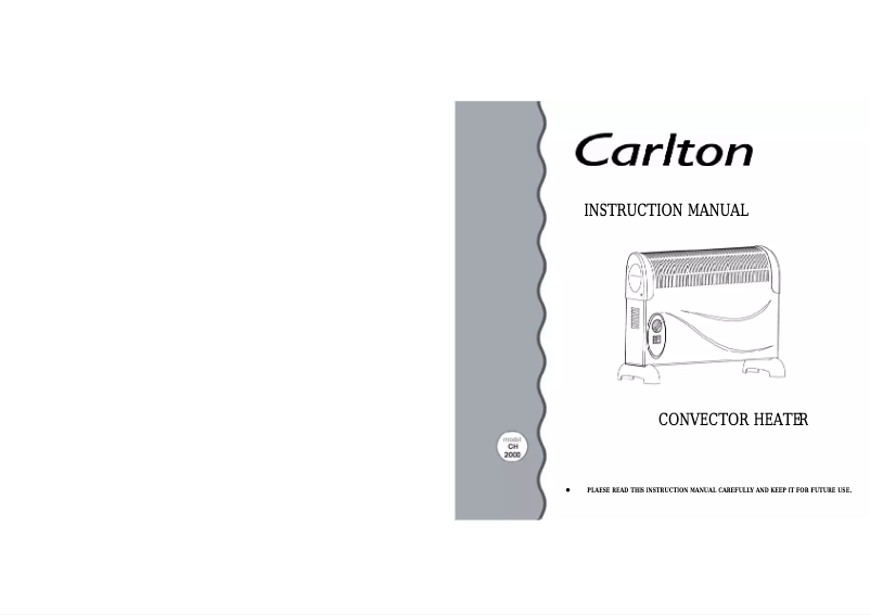 Imagen de la primera página del manual del dispositivo CH2000