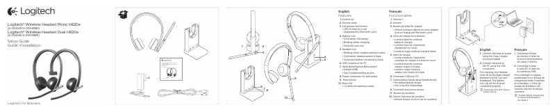 Imagen de la primera página del manual del dispositivo H820e