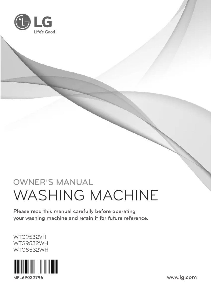 Página 1 del manual Manual de usuario LG WTG9532VH