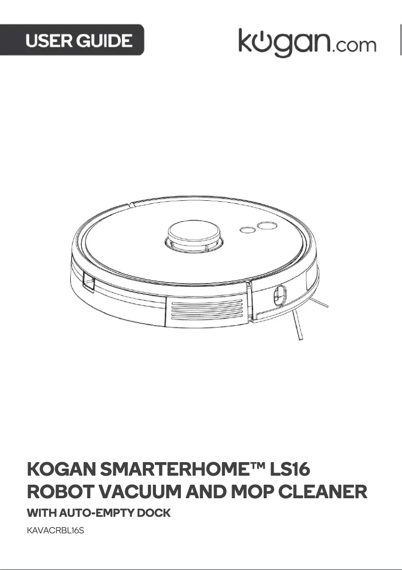 Imagen de la primera página del manual del dispositivo KAVACRBL16S