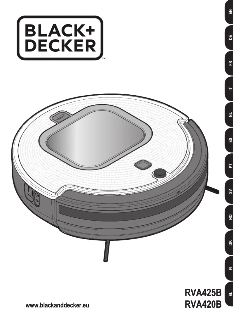 Imagen de la primera página del manual del dispositivo RVA425B