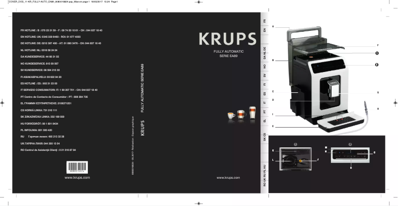 Página 1 del manual Manual de usuario Krups Evidence EA891C