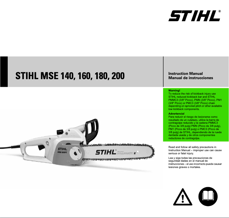 Página 1 del manual Manual de usuario Stihl MSE 140