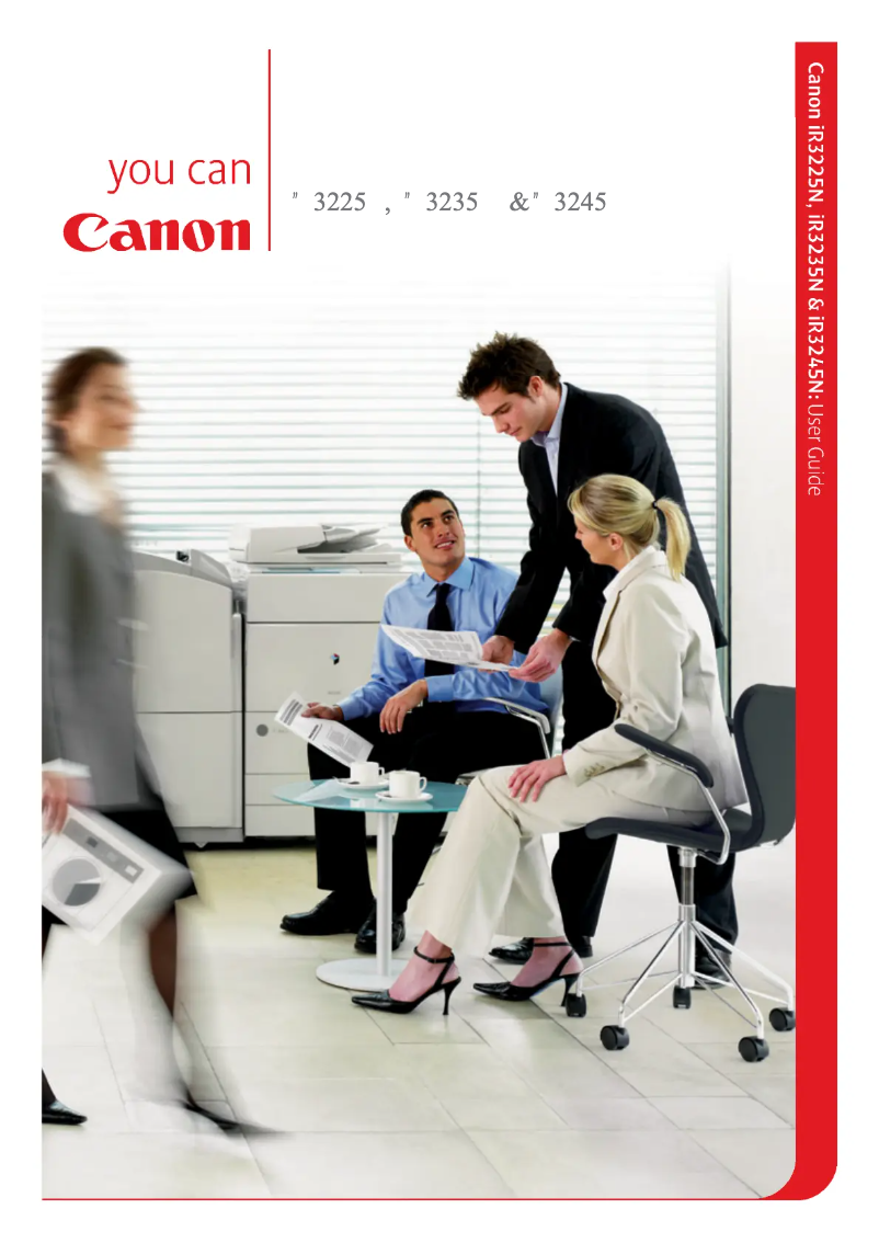 Página 1 del manual Manual de usuario Canon iR3225N