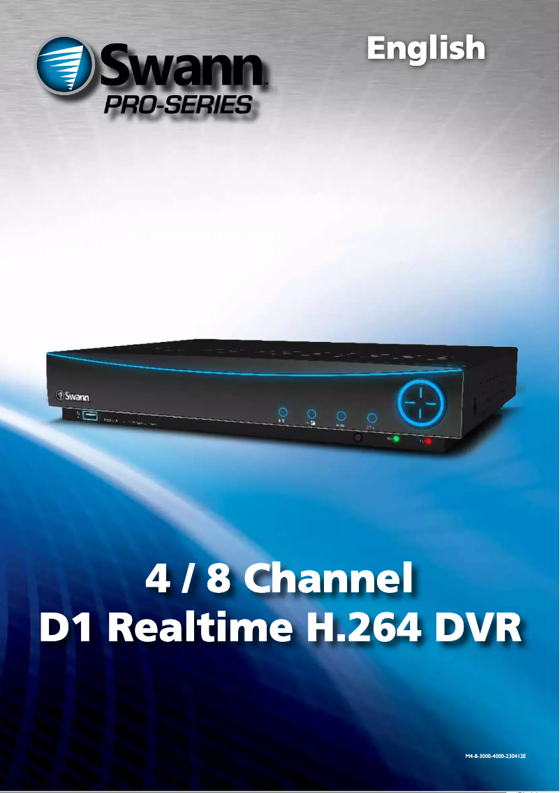 Página nº 1 - Manual de usuario Swann Pro DVR8-4000