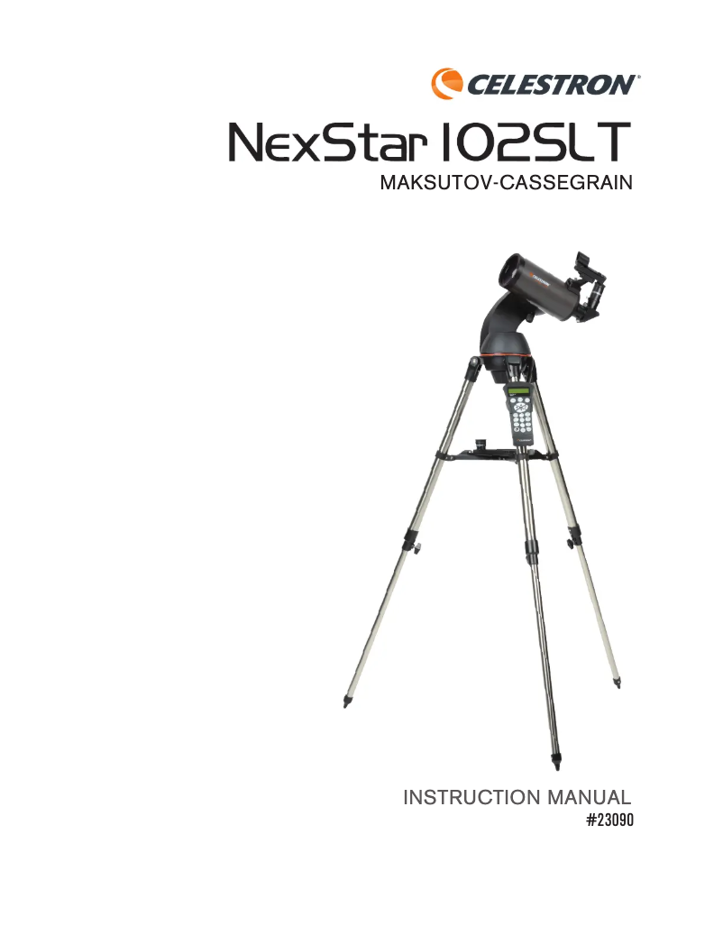 Página 1 del manual Manual de usuario Celestron NexStar 90SLT