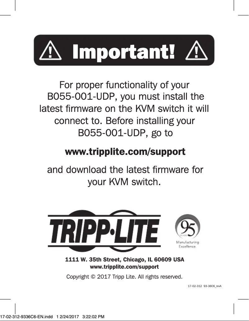 Imagen de la primera página del manual del dispositivo B055-001-UDP