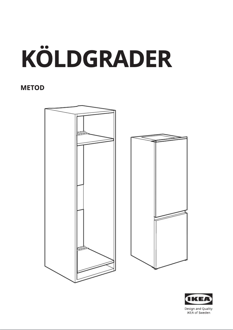 Imagen de la primera página del manual del dispositivo KÖLDGRADER 305.667.42