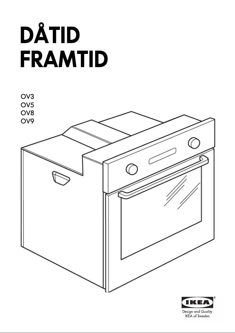 Página 1 del manual Manual de usuario Ikea DATID OV8