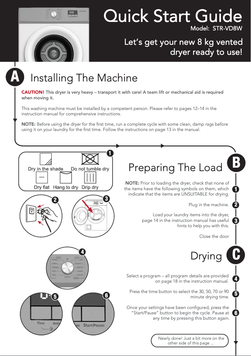 Imagen de la primera página del manual del dispositivo STR-VD8W