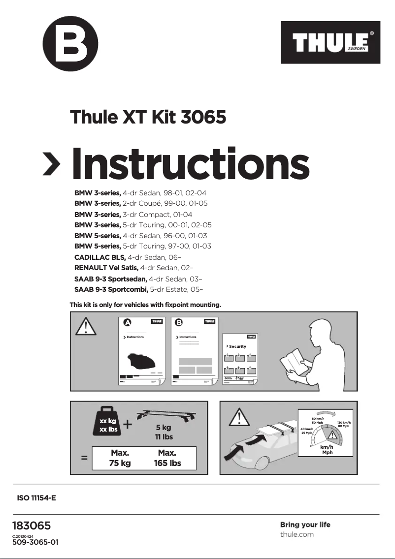 Imagen de la primera página del manual del dispositivo Fixpoint XT 3065