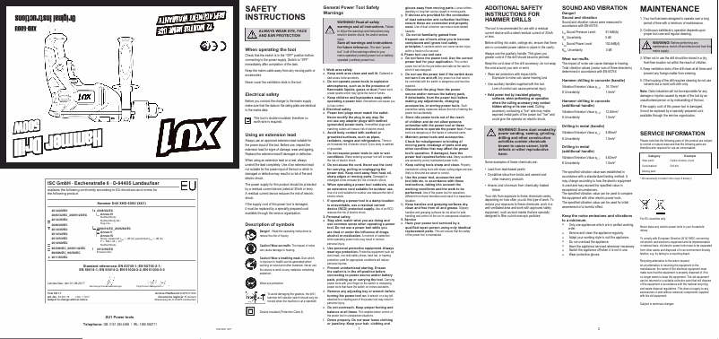 Imagen de la primera página del manual del dispositivo XHD-500U