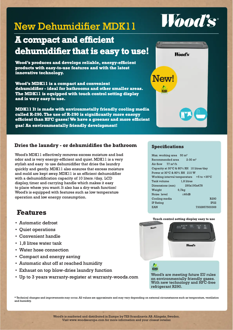 Imagen de la primera página del manual del dispositivo MDK11