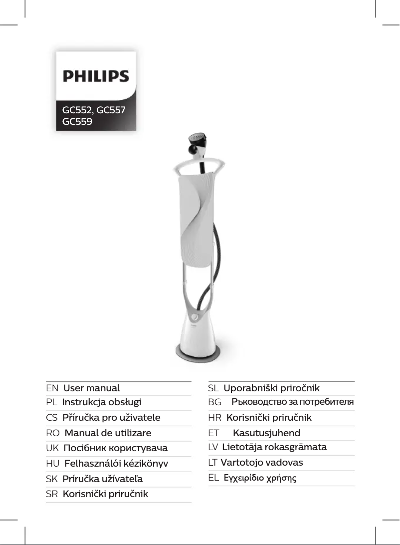 Página 1 del manual Manual de usuario Philips ComfortTouch Plus GC559