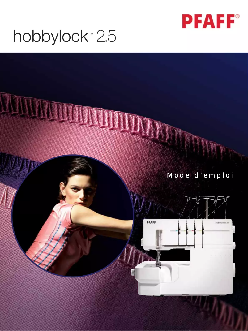 Imagen de la primera página del manual del dispositivo Hobbylock 2.5