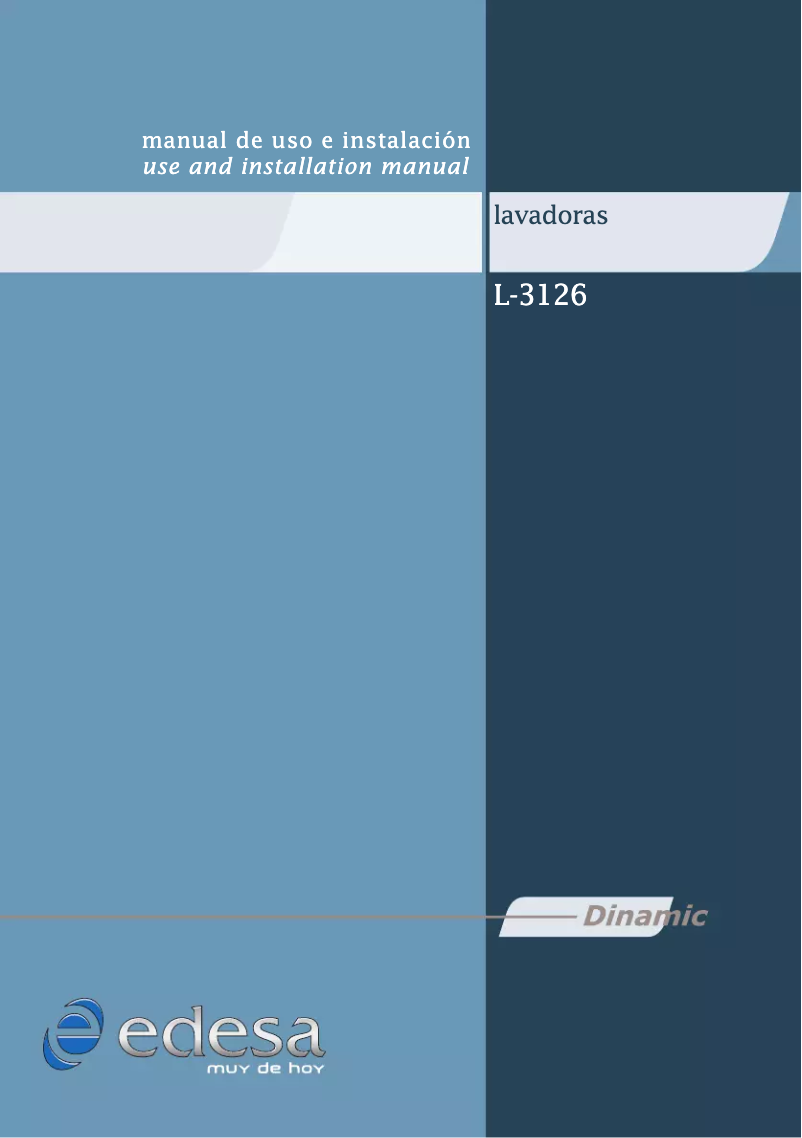 Página 1 del manual Manual de usuario Edesa L-3126