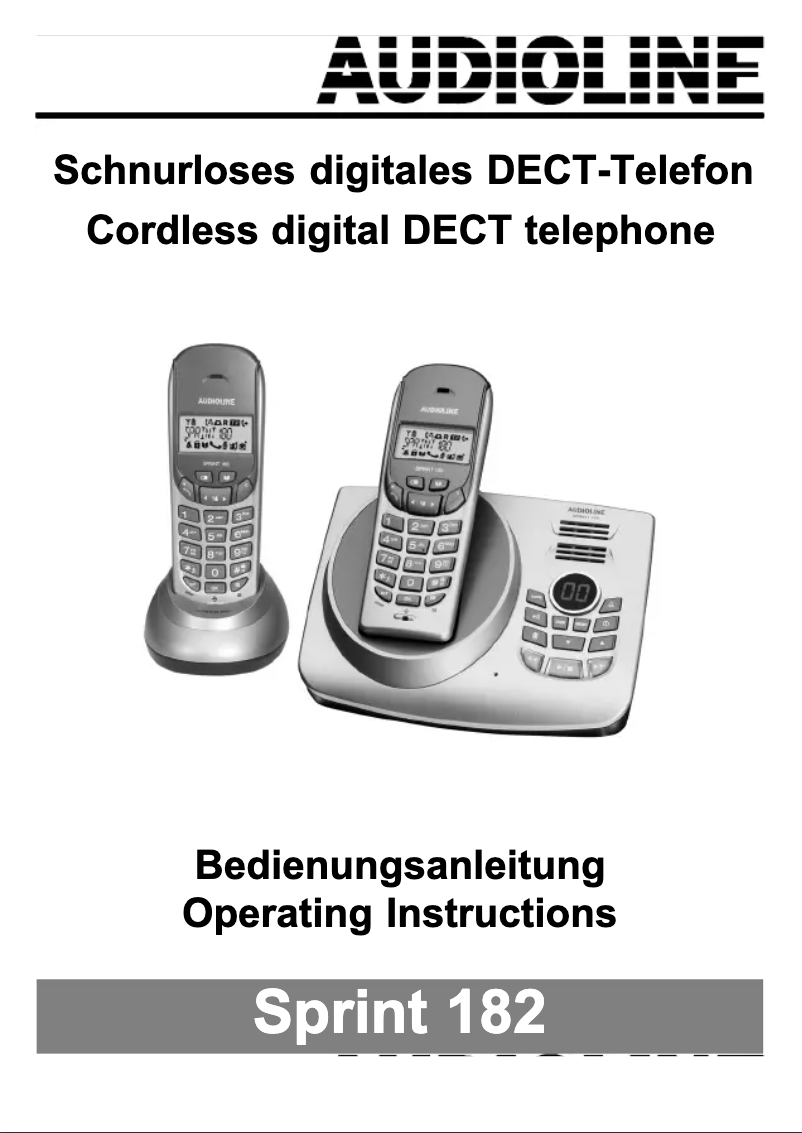 Página 1 del manual Manual de usuario Audioline Sprint 182