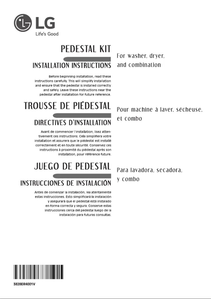 Imagen de la primera página del manual del dispositivo WDP4K