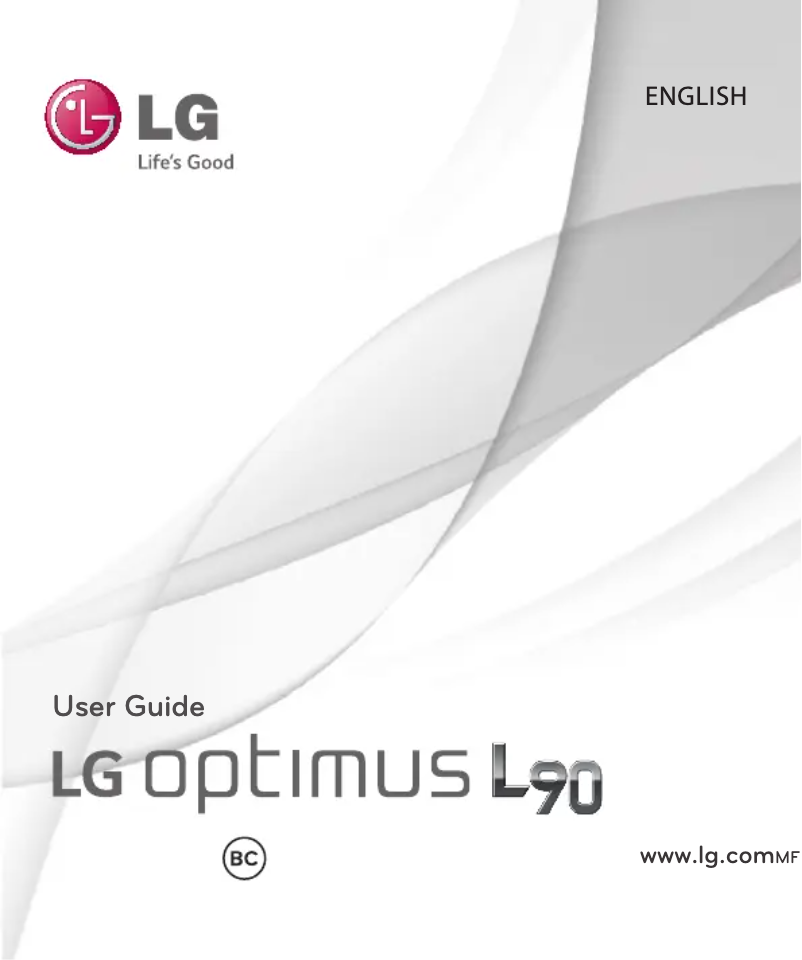 Imagen de la primera página del manual del dispositivo Optimus L90