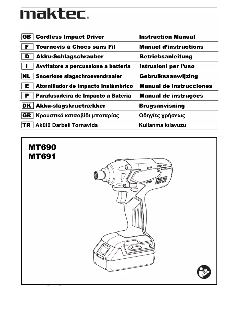 Página 1 del manual Manual de usuario Maktec MT690