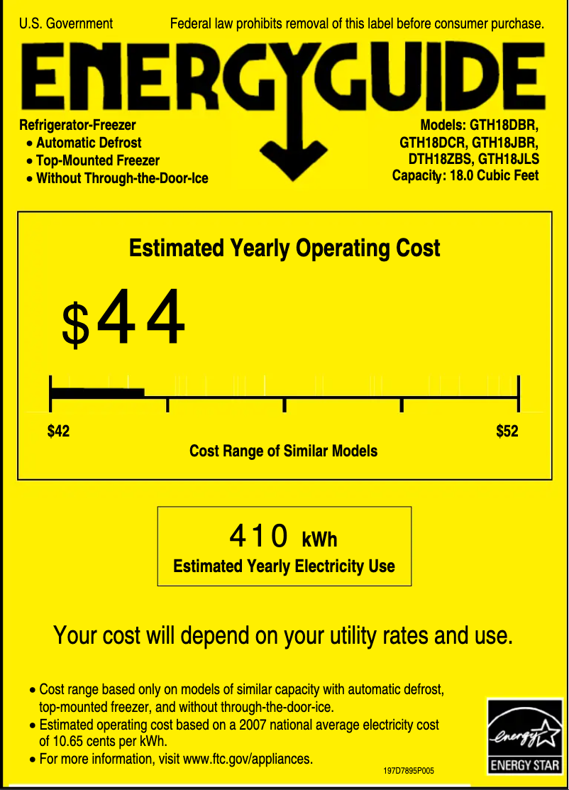 Imagen de la primera página del manual del dispositivo GTH18DBRLBB