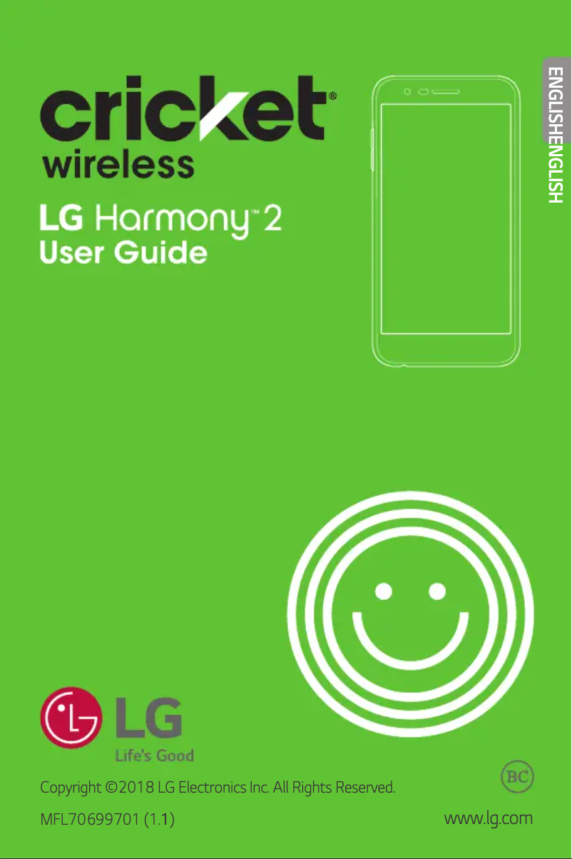 Página 1 del manual Manual de usuario LG Harmony 2