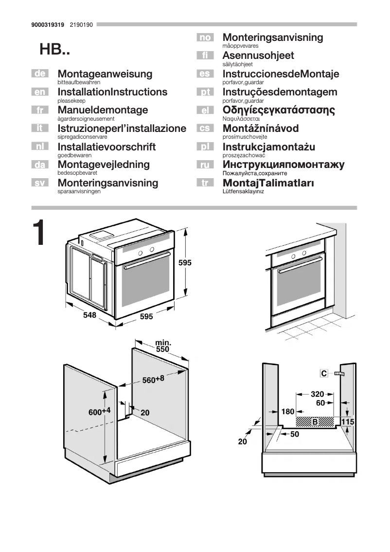 Página nº 1 - Manual de instrucciones Siemens HB33AU545