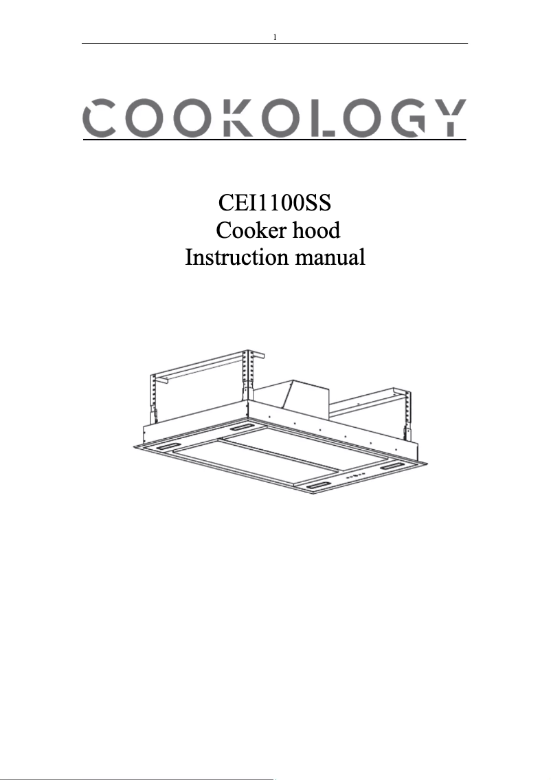 Imagen de la primera página del manual del dispositivo CEI1100SS