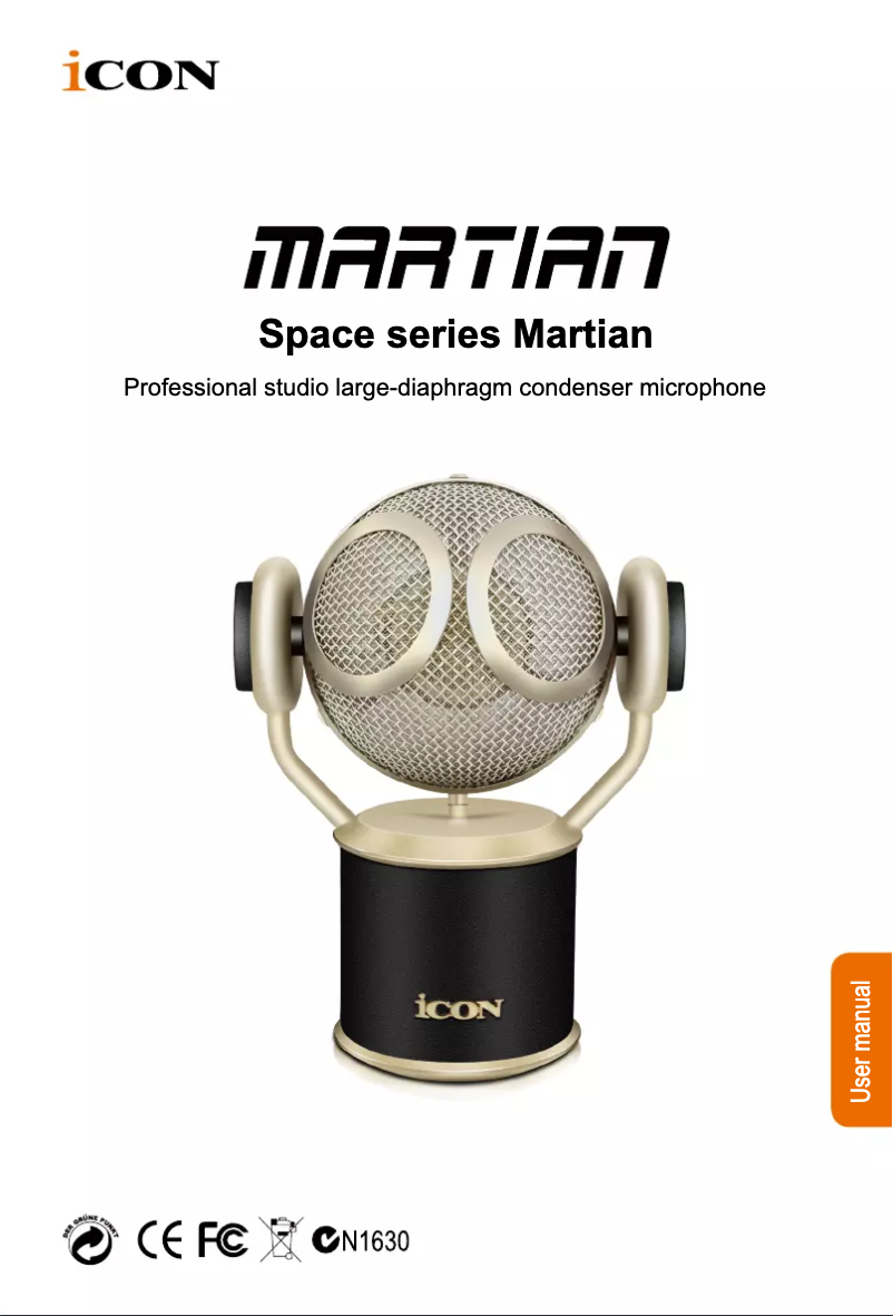 Página 1 del manual Manual de usuario icon Martian