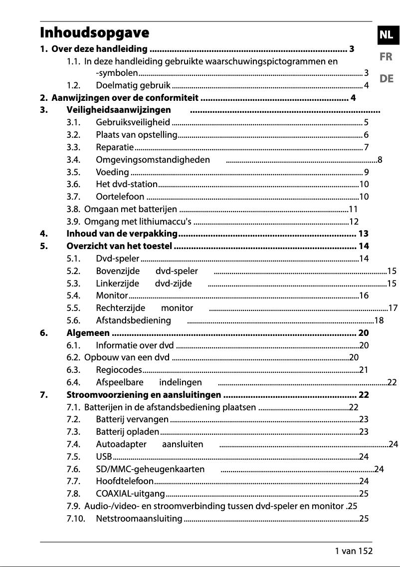 Imagen de la primera página del manual del dispositivo LIFE P72022 (MD 84873)