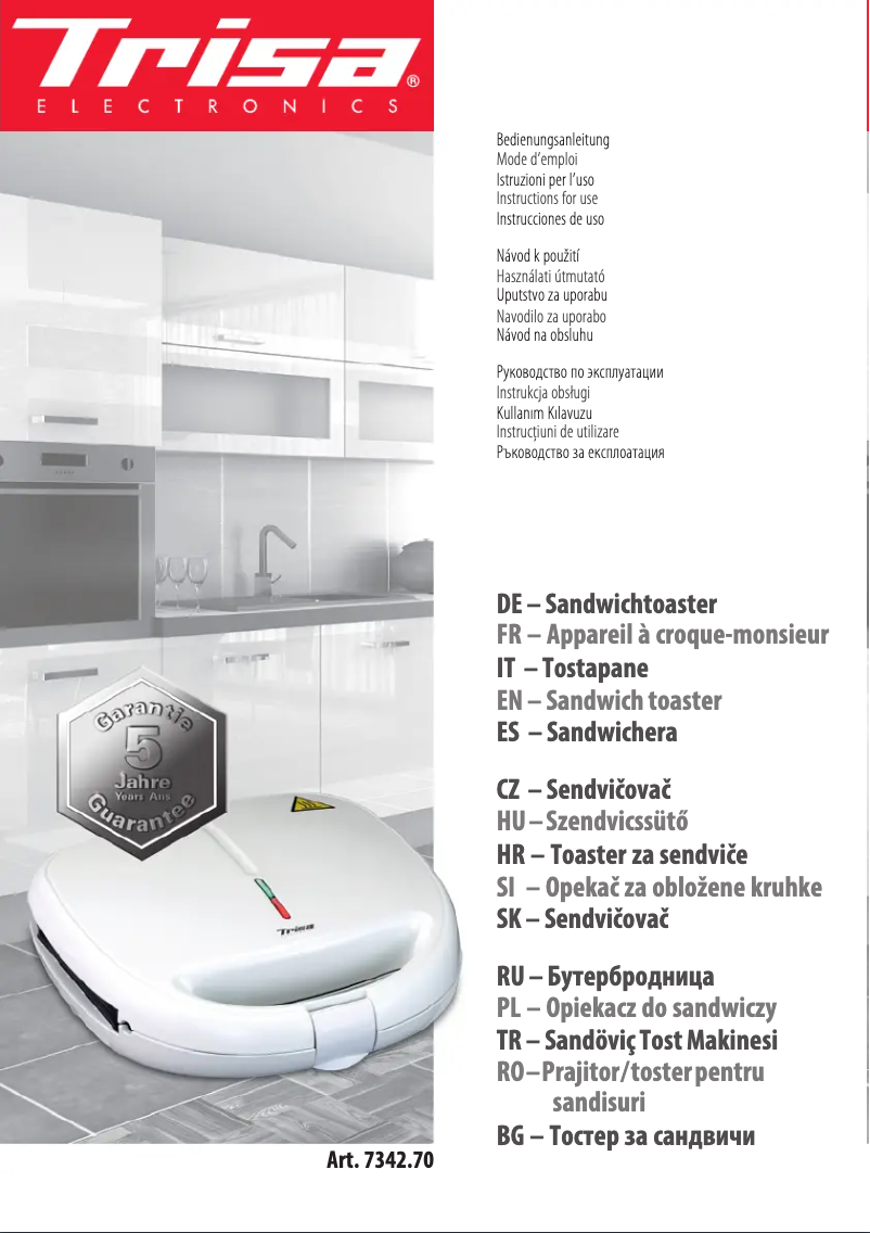Imagen de la primera página del manual del dispositivo 7342.70