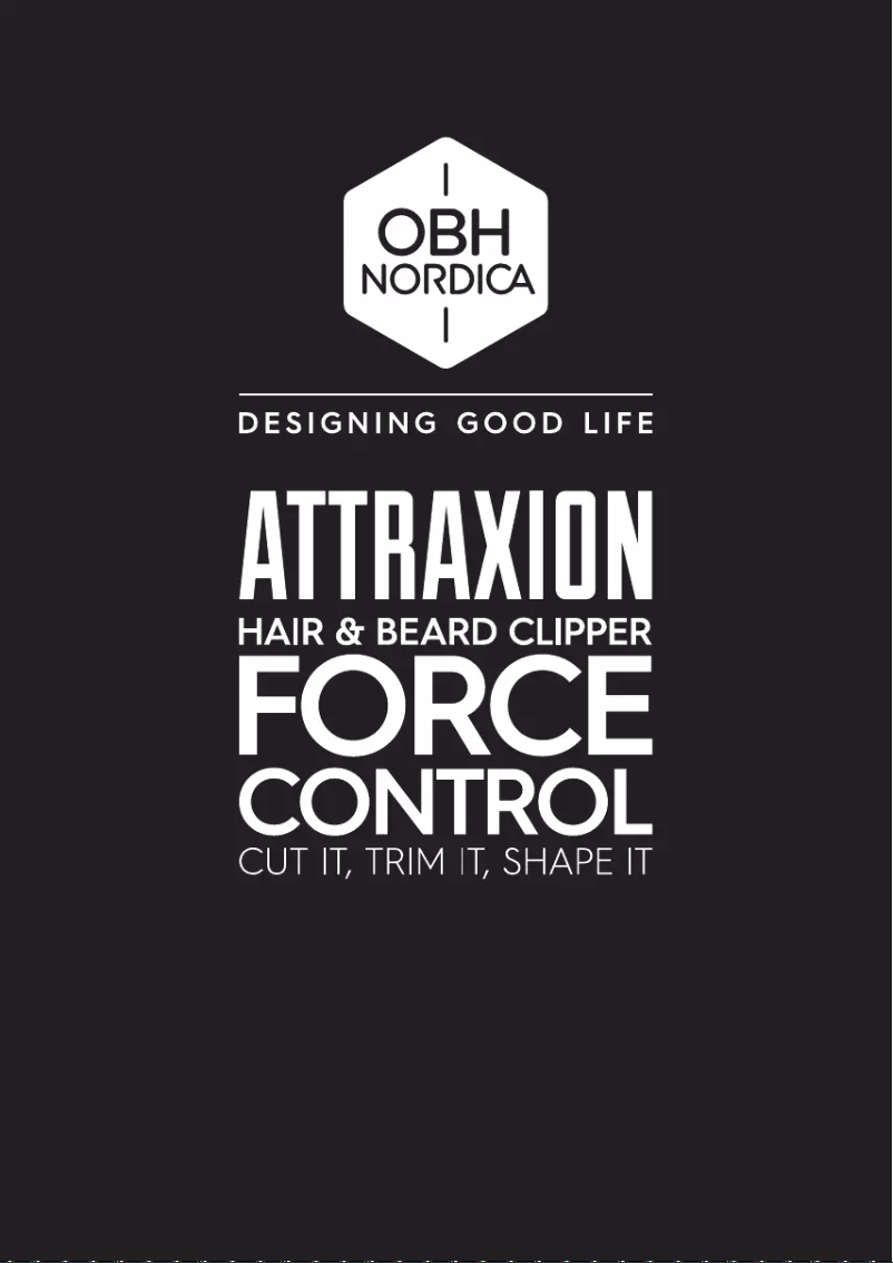 Imagen de la primera página del manual del dispositivo Attraxion Force