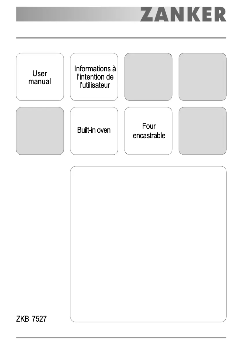Imagen de la primera página del manual del dispositivo ZKB7527