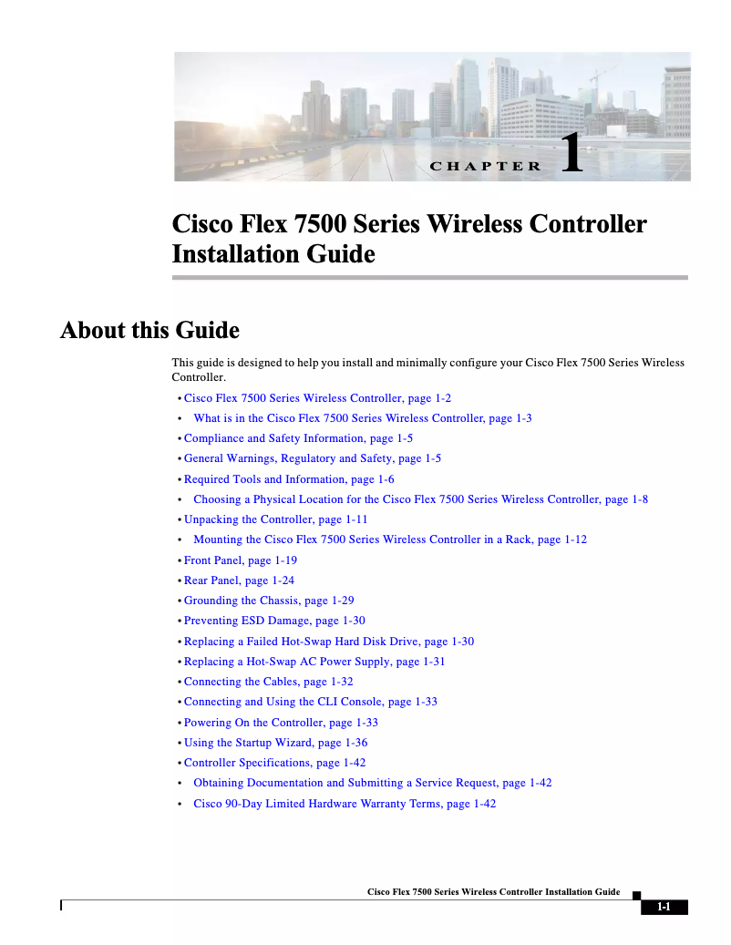 Página 1 del manual Manual de usuario Cisco Flex CT7510