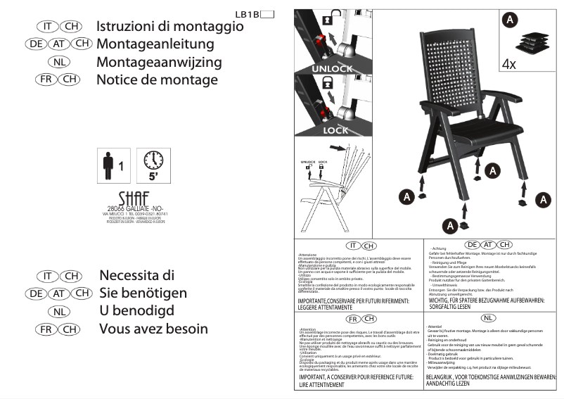 Imagen de la primera página del manual del dispositivo IAN 68763