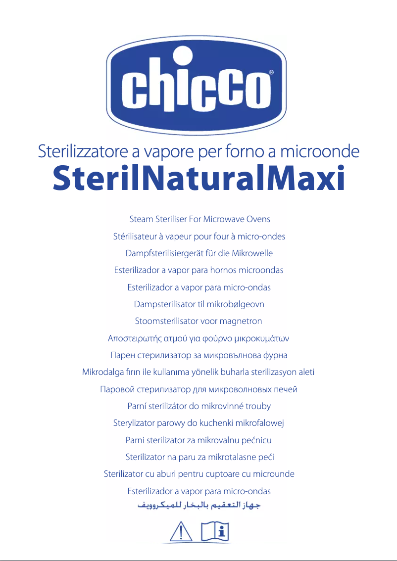 Página 1 del manual Manual de usuario Chicco SterilNaturalMaxi