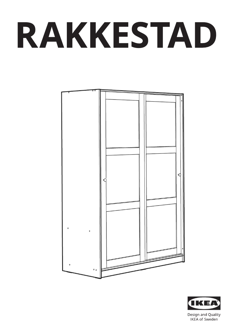 Imagen de la primera página del manual del dispositivo RAKKESTAD